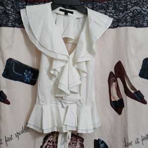 Blaque Label backless peplum top